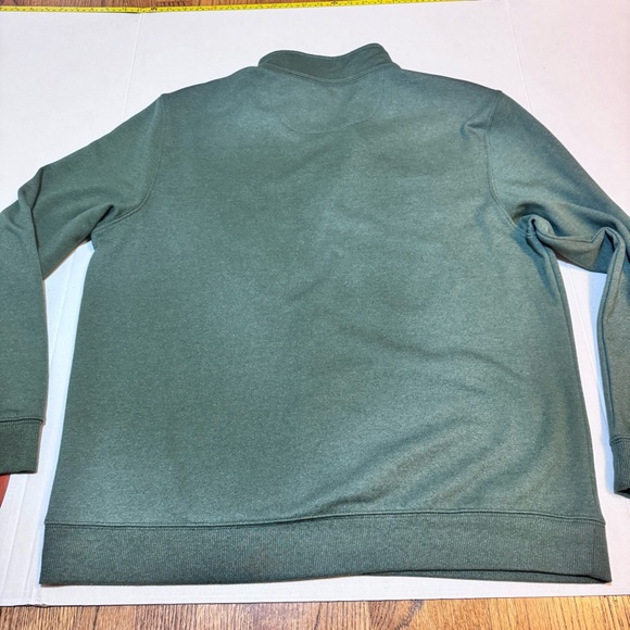 Izod‎ men’s size XL green 1/4 zip up pullover - Picture 10 of 13